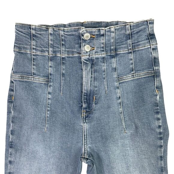 We The Free x Free People Jayde Flare Jeans - Size 29 - Sunburst Blue - Picture 5 of 10